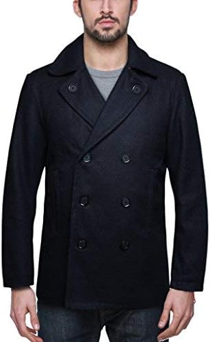 Match Men's Pea Coat