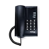 Telefone com fio Pleno Preto Intelbras