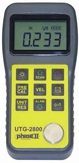 Phase II UTG-2800 Ultrasonic Wall Thickness Gauge, 0.040"- 12" Measuring Range