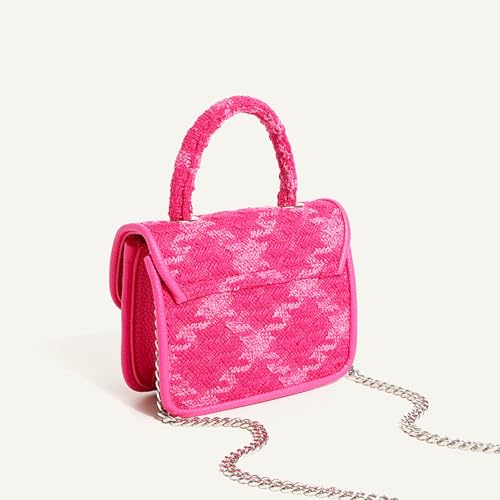 Bolso Crossbody para Mujer, Bolsa Rosa Pequeña miniatura 5