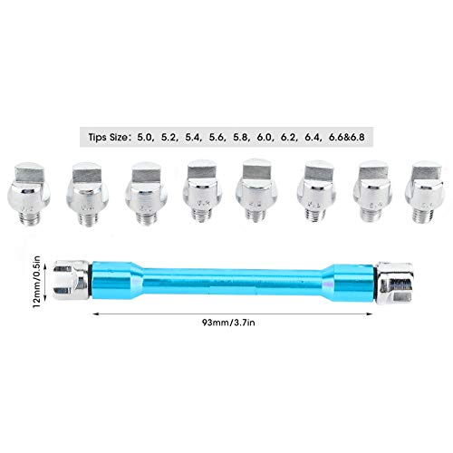 Image of Motorcycle Spoke Wrench Set 10 Piece Dirt Bike Spoke Wrench Tool Kit with Storage Box (for XR CRF KLX TTR 50 70 110 250) dirt bike spoke wrench spoke wrench Attrezzi