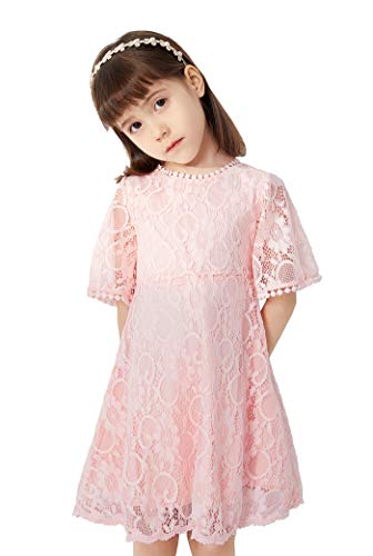 Youwon Flower Girls Dress Lace Dress Vintage Country Wedding Party Dress 2-6 7-16