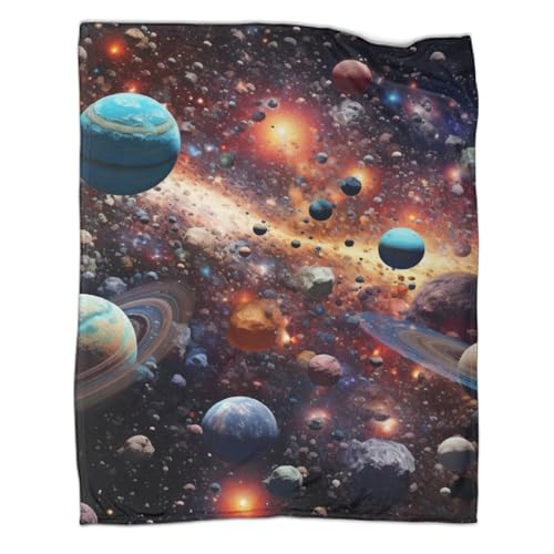 Couverture de voyage moelleuse et chaude en microfibre thermo-isolante