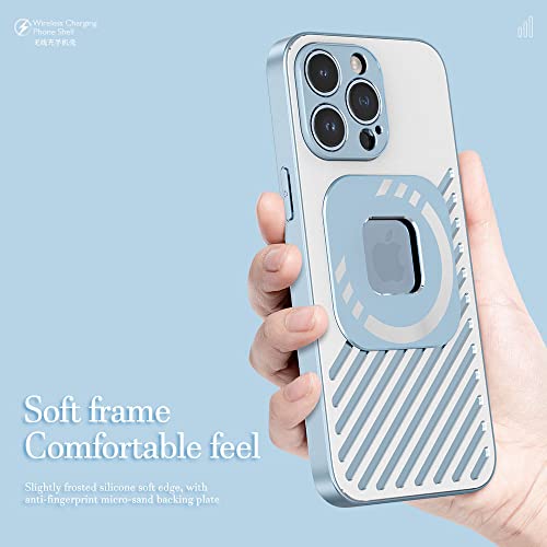 Coque magnétique iPhone 14 Pro Max en alliage d'aluminium de qualité premium