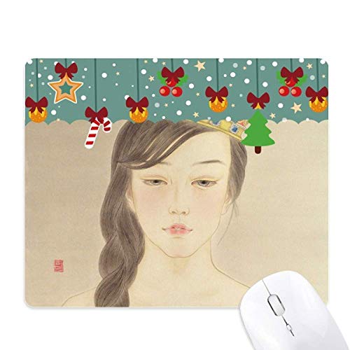 Tapis de bureau de Noël aquarelle pour un espace de travail inspirant