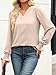ANRABESS Women's Business Casual Tops V Neck Puff Long Sleeve Shirts Dressy Office Work Blouse 2025 Fall Outfits Clothes Parchment Large