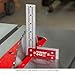 Woodpeckers Precision Woodworking Square, 6 Inch, Stainless Steel, USA Made, Feature Packed Square, Self Standing, Shoulder Lip, Scribing Notches