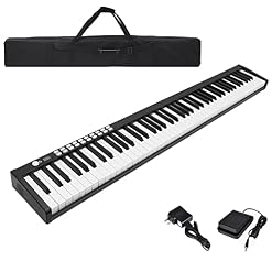 KEMNGO Piano numérique 88 Touches, Clavier électronique Portable Pleine Grandeur, Clavier MIDI, Haut-parleurs intégrés… - Les Beatles, Paul McCartney, John Lennon, RIngo Starr, George Harrison