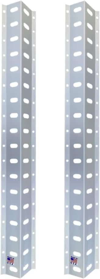 Pit Posse 24" Trailer Track Tie Down System Cargo Rail E L S Anchor Kit (2pk) Made in USA - Enclosed Trailer Garage Shop Truck Aluminum Ratchet Strap Rack Securing E-Track S-Track L-Track 2ft (2pk)