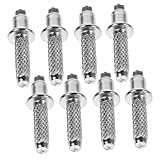 ifundom Puntas de Bastón Trekking de Acero de Tungsteno 8 Piezas Accesorios Antideslizantes para Senderismo Repuesto Resistente Compatible Bastones de Escalada