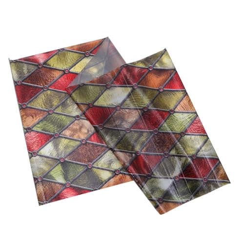 Totority Vinilo Adhesivo para Ventana de Pvc No Adhesivo y Removible, Película Estática de Privacidad para Decoración en Oficina y Hogar, Tamaño 58cm X 120cm