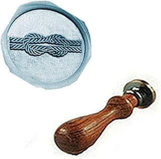 MDLG Vintage Celtic Tie the Knot Wax Seal Stamp Rosewood Handle Christmas Card Gift Wrapping Decorative Package Sealing Wax Stamp Snail Mail Envelope Letter Wedding Invitation Wax Seal Sealing Stamp