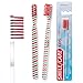 SmileMakers Youth Candy Cane Scatter Print Toothbrushes - 48 per Pack