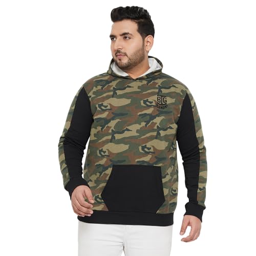 Sweat colorblock multicolore grande taille homme coupe régulière