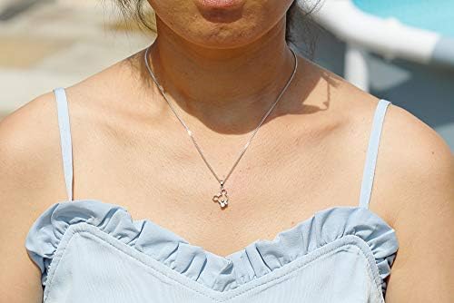 findout sterling silver hollow Mickey Mouse Cute pendant necklace + earrings set .for women girls .(s1480)