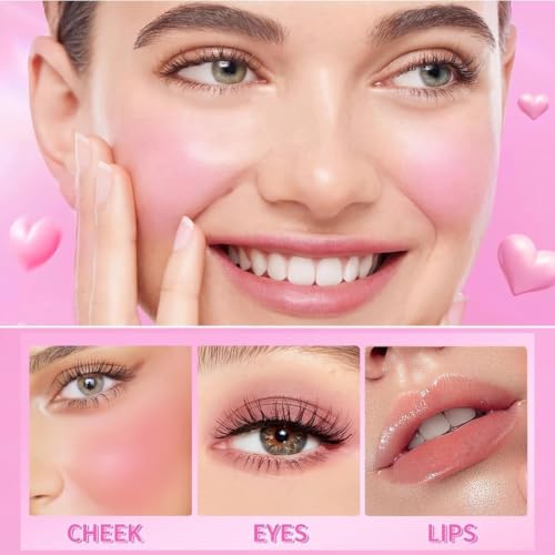 Image of Seven Seas Jelly Blush Tint | Moisturising | Long-Lasting Lip and Cheek Tint | Highly Pigmented | Smudgeproof | Jelly tint for Women and Girls (03-Cherry, 5G)