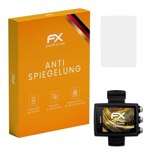 atFoliX Skärmskydd är kompatibel med Suunto Eon Core Skyddsfilm, antireflekterande och stötdämpande FX Film (3X)