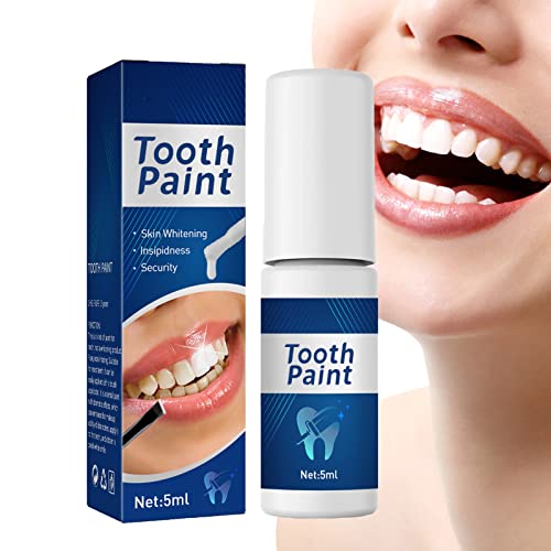 Pintura de Dientes,Gel Blanqueador de Dientes, Pintura Blanqueadora de Dientes Instantánea Profesional,Pintura de Gel para Blanquear los Dientes para Dientes Sensibles