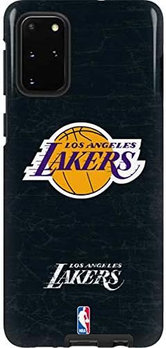 Skinit Pro Phone Case Compatible with Galaxy S20 Plus - Officially Licensed NBA Los Angeles Lakers Black Primary Logo Design