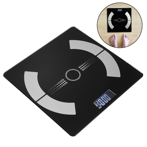 Poids de précision balance pour peser le corps multifonction 26x26 cm recharge usb - 3