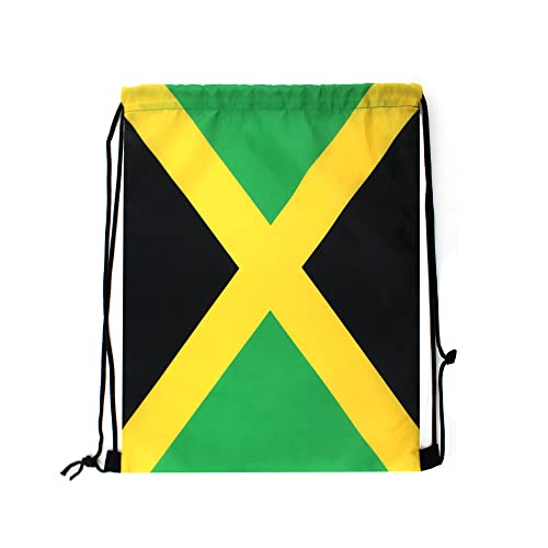 Man and Women 5pcs Drawstring Backpack Waterproof Gym Sports Trave String Bag Cheer Bag Jamaican Afro Rasta（Jamaican 5pcs ）4