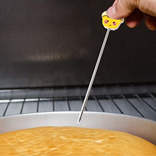 Cake Tester, 6 Pcs Stainless Steel Cake Tester Needle Reusable, 2 Sizes 7 In/6.5 In, For Home Bakery Muffin Bread Skewer Cake Testing Stick, 6 Styles #TOP7