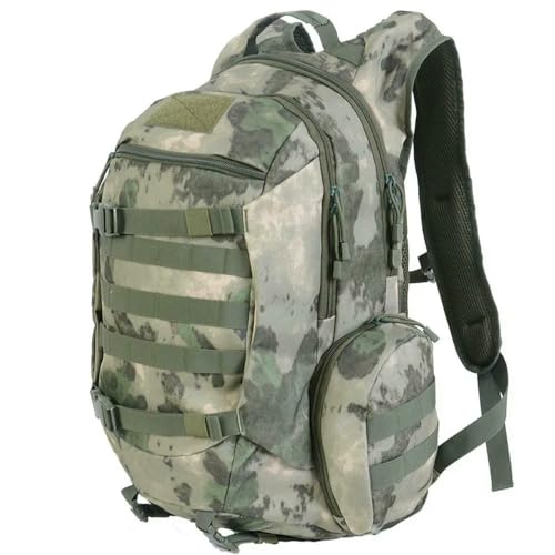 DMMWCX Backpack 45L Waterproof Fishing Hunting Backpack Outdoor Tactical Sports Camping Hiking Bag-Ruin Green