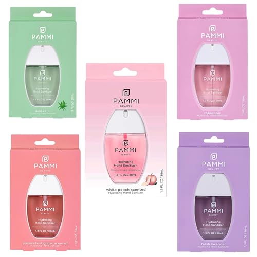 PAMMI Hand Sanitizer Spray Travel Size - Mini Scented Hand