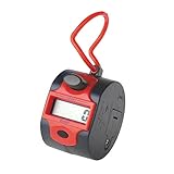 GOGO Electronic Tally Counter, Digital Hand Counter Clicker, Church Counter - Red