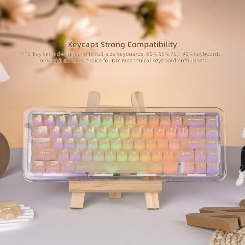 Image of Womier Shine Through Keycaps, Jelly Ceramic Keycaps Style