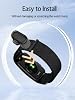 [Paquete de 10] Protector de polvo TPU BOVUGAC para Garmin CIRQA Smart Band - Negro transparente | TPU premium, protector para puerto de carga, protección contra polvo y suciedad, ajuste flexible, instalación fácil, durabilidad duradera. 6