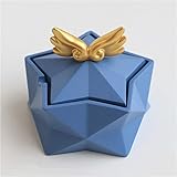 Cendrier du bureau à domicile Décoration élégante magnifique porte-cigarettes porte-frêne Pays à frêne résine de bureau étoile cendrier/maison/restaurant/bar/extérieur 3 pouces de cendres à ve