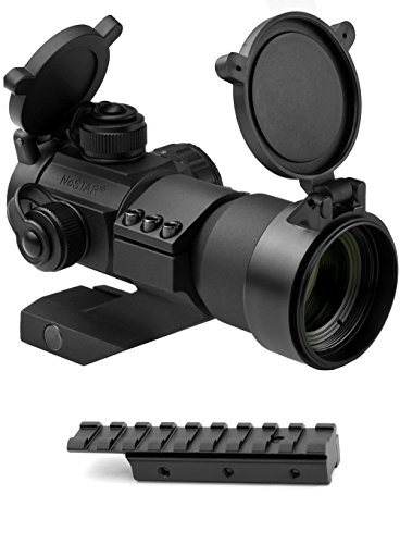 M1SURPLUS Tactical Red/Green Dot Sight Scope + Dovetail to Picatinny Adapter Mount - This Item Fits Crosman 760 Pumpmaster Repeatair 1077 Air Rifles M1SURPLUS Tactical Red/Green Dot Sight Scope + Dovetail to Picatinny Adapter Mount - This Item Fits Crosman 760 Pumpmaster Repeatair 1077 Air Rifles