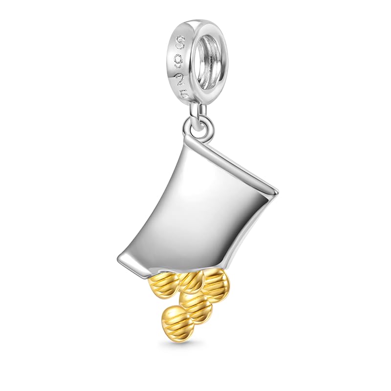 Image of GNOCE Food Themed Charm Beads Fit Charm Bracelet Necklace for Women