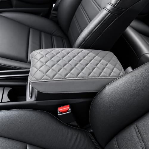 Great-luck Center Console Armrest Cover for Honda Civic 2006-2011, Gray