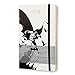 Moleskine Batman Edición Limitada, Cuaderno de Rayas con Gráficos y Detalles Temáticos, Tapa Dura, Tamaño Grande 13 x 21 cm, Blanco y Negro, 240 Páginas