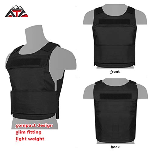Rapid Discreet Vest Med-Xl 10"X12" Fully Adjustable Law Enforcement Trainer Weight (Black) #TOP2