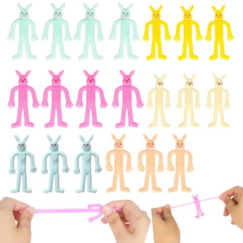 COSORO Brinquedo de mãos pegajoso elástico brinquedos (Bunny)