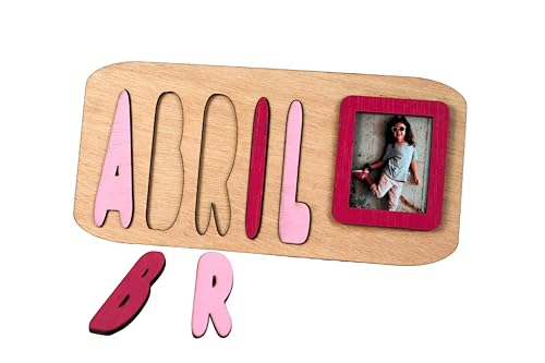 KEKA POP- PUZZLE DE MADERA PERSONALIZADO,JUGUETE EDUCATIVO MONTESSORI,REGALO PERSONALIZADO,DECORACIÓN INFANTIL,REGALO ÚNICO Y ORIGINAL HECHO A MANO.