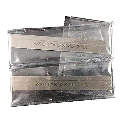 Set of 2 HSS 0.04 x 1/2 x 3-1/2 for Lathe Parting Cut Off Blade Parallel Type P1N
