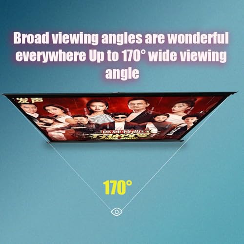 Pantalla de proyección de escritorio 30" 50", pantalla de proyector manual con soporte de trípode, plegable y portátil, pantalla HD 16:9 para piso, ideal para oficina o escuela (40 pulgadas-4:3) miniatura 7