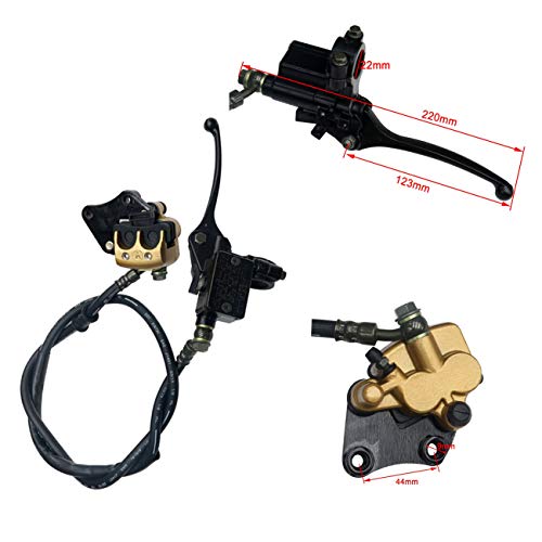 Tdpro Triple Tree Mount Clamps Thumpster Handlebar & Front Fork Suspension Shock Absorber & & Brake Master Caliper For Dirt Bike #TOP2
