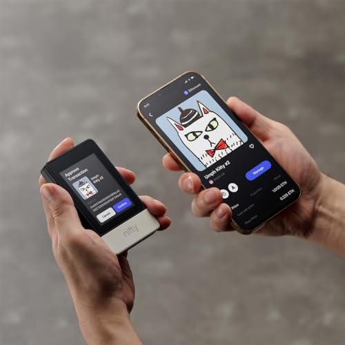 SecuX Nifty - Award-Winning All-in-One NFT & Crypto Hardware Wallet with a 2.8” Color Touchscreen and 5000+ Coins, Tokens and NFTs Support, Beginners’ Best Choice4