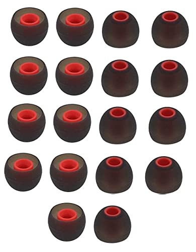 Sound Wave �V���R���� �n�C�u���b�h �C���[�s�[�X �Չ����C���z���`�b�v ���a 3.8-4.0mm S18�� 2��ނ̍d�x�̃V���R����g�ݍ��킹���Չ��������� �C���z���J�o�[ �\�j�[ �C���z�������p JBL T110BT �C���z�������p So1