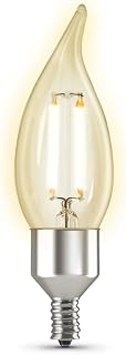 Feit Electric CFC40/927CA/FIL/AG 40 Watt Equivalent WiFi Dimmable, No Hub Required, Alexa or Google Assistant, Flame Tip F... Price In India