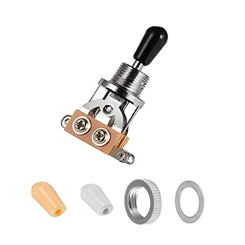 TintJungle 3-Way Toggle Switch for Gibson Les Paul Guitar - Replacement Switchcraft Style Selector...