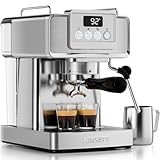 SUMSATY Espresso Machine 20 Bar, Stainless Steel Espresso...