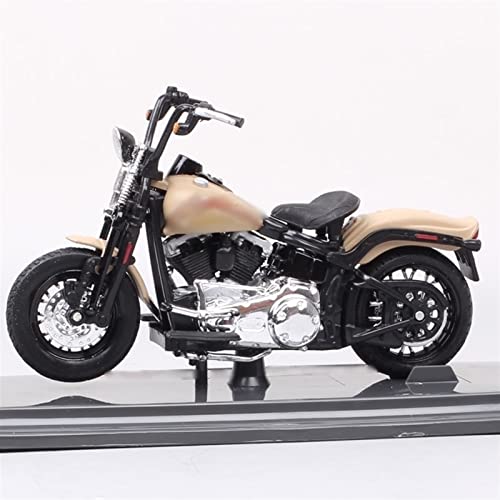 Moto Harley FLSTSB Cross Bones 2008 miniature 1:18 en métal moulé sous pression pour collectionneur
