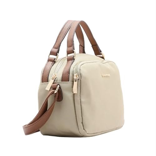 Bolsa Quadrada Bege Super Fina