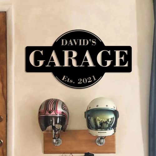Personalized Name Workshop Metal Sign, Dad's Garage Metal Sign, Papa's Workshop Sign, Dad's Birthday Gift Shop Sign For Dad Mechanic Wall Sign, Custom Name For Men Boyfriend Fathers Day Workshop #TOP2